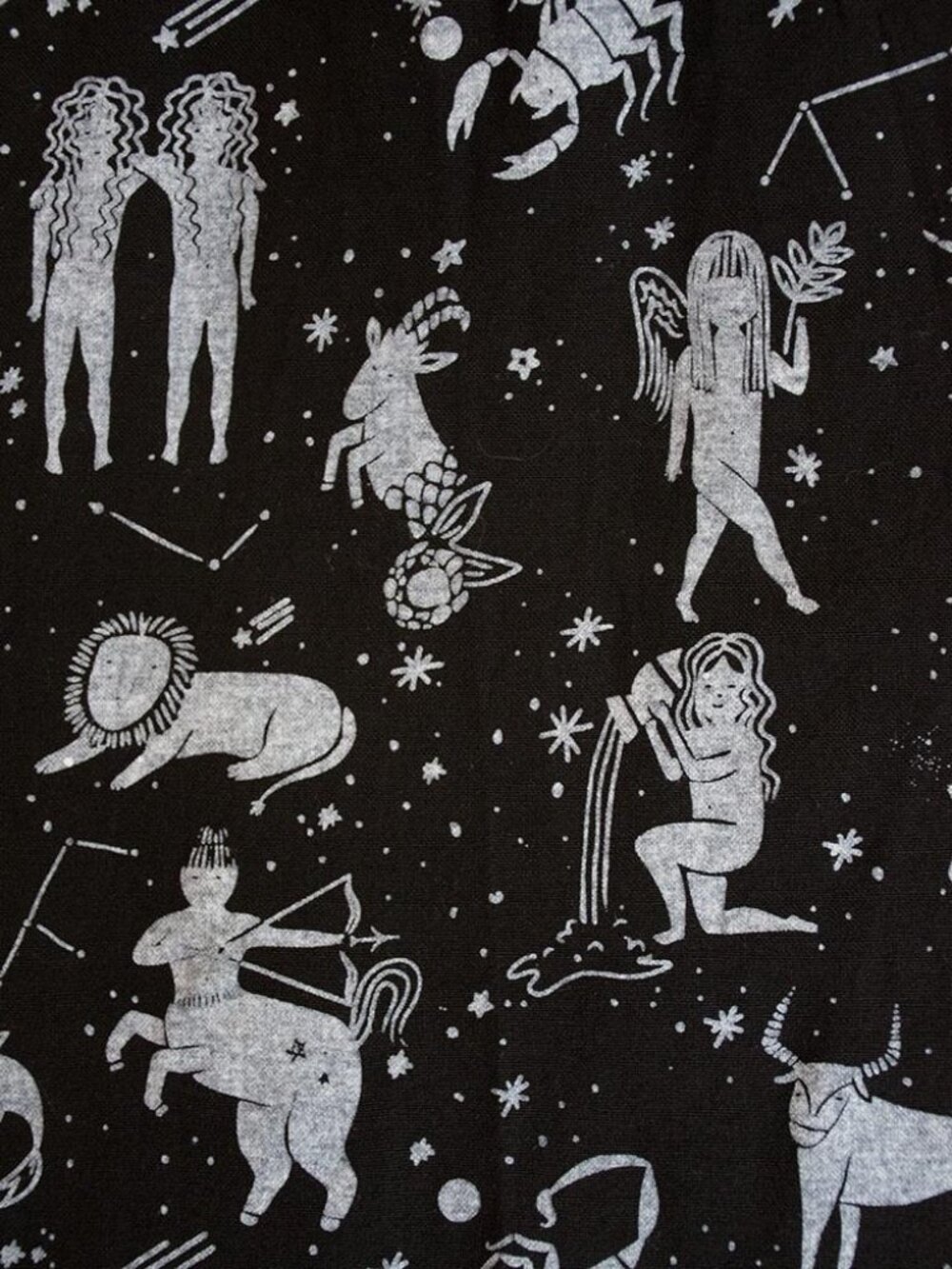 Mata Traders Rupi Zodiac Dress - Astrology Horoscope Stars Tea 60s A-Line Twee - Picture 6 of 6